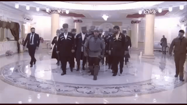 И.о. главы Чеченской Республики Рамзан Кадыров на приеме в честь дня чеченской женщины. Скриншот из видео