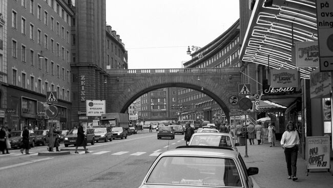 Улица Кунгстан в центре Стокгольма