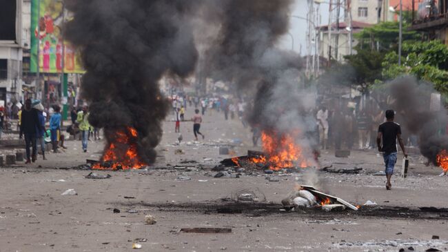 Беспорядки в Киншасе, Демократическая Республика Конго. Архивное фото