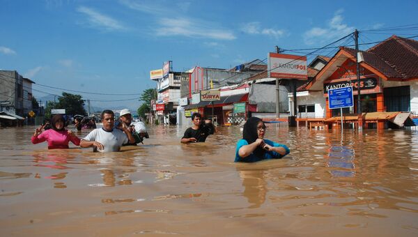 Наводнение на острове Ява. Архивное фото