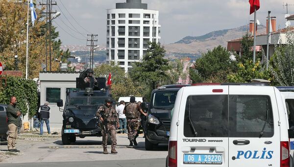 Военные и полиция в Анкаре. Архивное фото