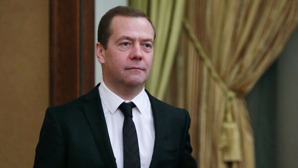 Председатель правительства РФ Дмитрий Медведев проводит заседание кабинета министров РФ в Доме правительства РФ. 22 сентября 2016