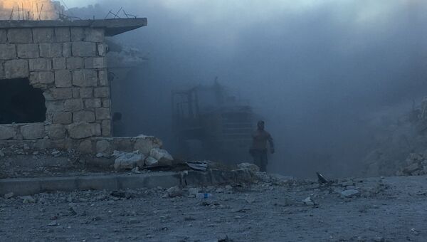Разрушенные улицы в Сирии. Архивное фото