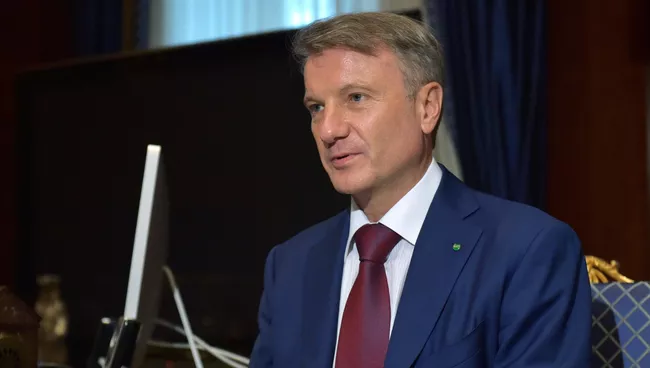 Председатель правления Сбербанка России Герман Греф. Архивное фото