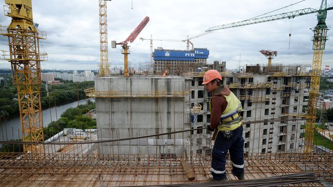 Строительство городского квартала Сердце столицы в Москве. Архивное фото