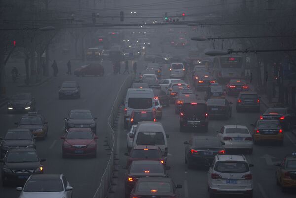 Загрязненный воздух в Пекине