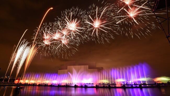 На церемонии закрытия Московского Международного фестиваля Круг света 2016 в Москве