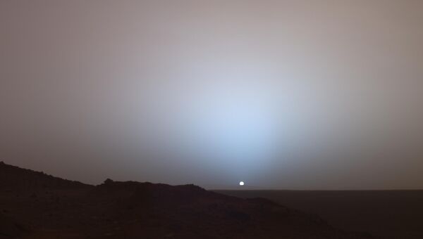 Закат на Марсе