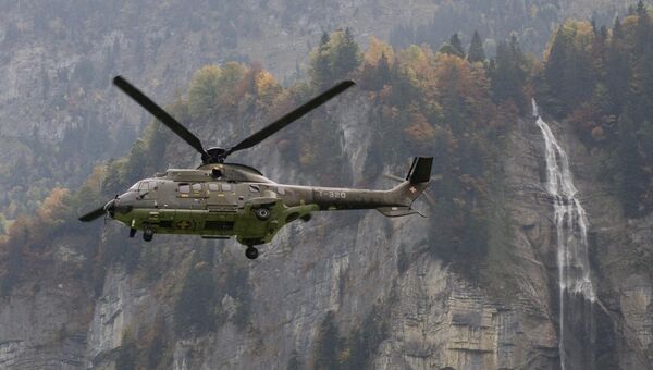 Швейцарский вертолет SuperPuma. Архивное фото