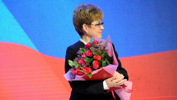 Губернатор Забайкальского края Наталья Жданова во время церемонии инаугурации