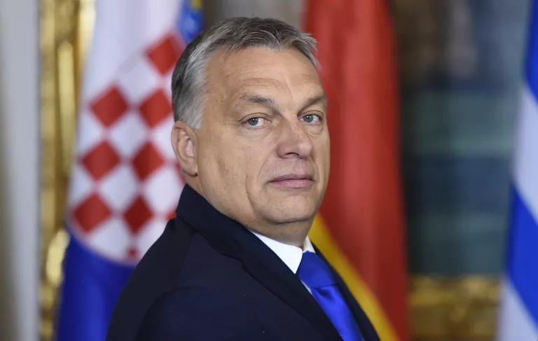 Венгерский премьер-министр Виктор Орбан во время визита в Вену Венгерский премьер-министр Виктор Орбан во время визита в Вену