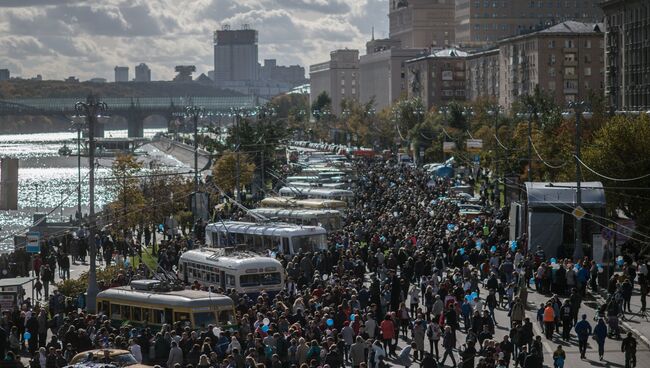 Праздник московского троллейбуса