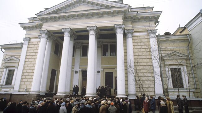 Вид на здание Московской хоральной синагоги