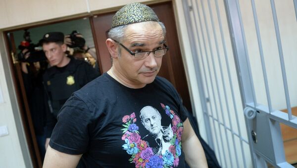 Блогер Антон Носик, обвиняемый в распространении экстремистских материалов в интернете, в Пресненском суде Москвы