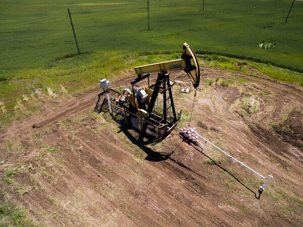 Нефтяной станок-качалка в Северском районе Краснодарского края Нефтяной станок-качалка в Северском районе Краснодарского края