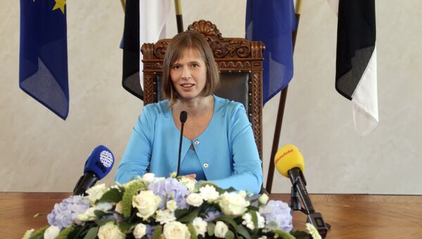 Эстонский политик Керсти Кальюлайд