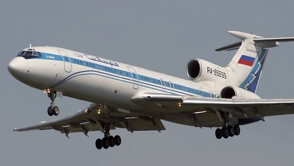 Самолет Ту-154 авиакомпании Сибирь. Архивное фото