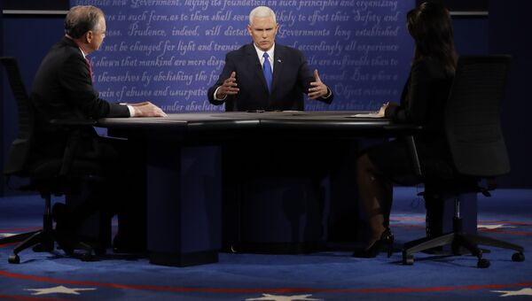 Дебаты кандидатов в вице-президенты США Тима Кейна и Майкла Пенса. 4 октября 2016