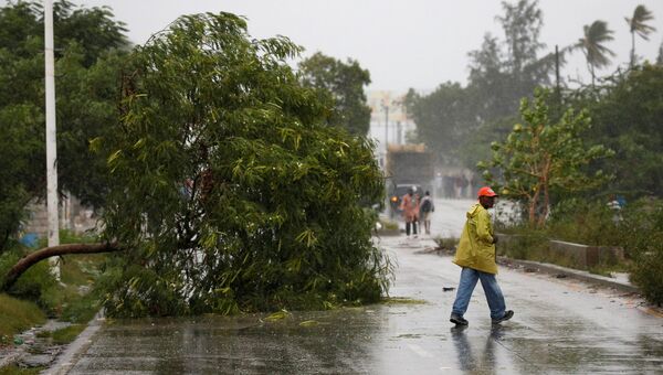 Последствия урагана Мэтью на Гаити . Архивное фото