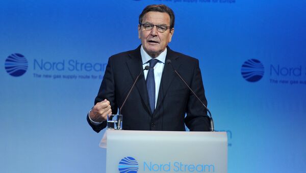 Председатель комитета акционеров Nord Stream AG Герхард Шредер. Архивное фото