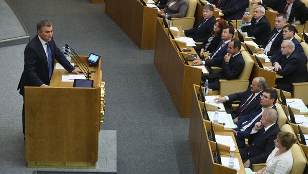 Заседание Госдумы. Архивное фото