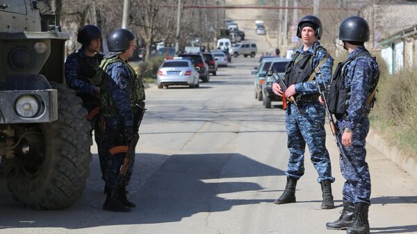 Сотрудники полиции в Дагестане. Архивное фото