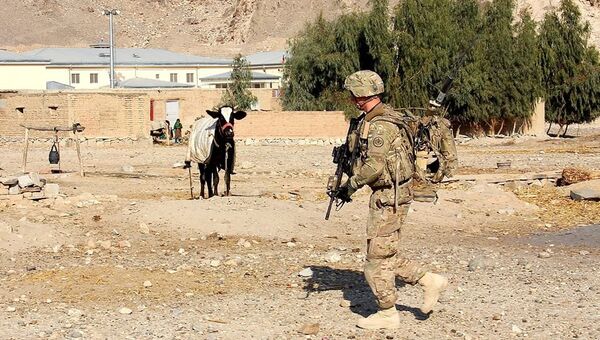 Солдат армии США в Афганистане. Архивное фото