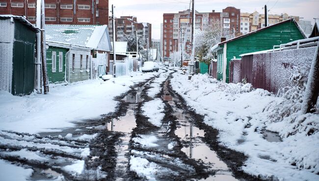 Снегопад. Архивное фото