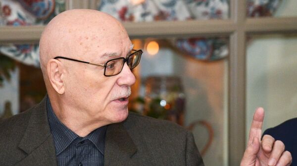 Леонид Куравлев на юбилее благотворительного фонда поддержки деятелей искусства Артист в Москве.