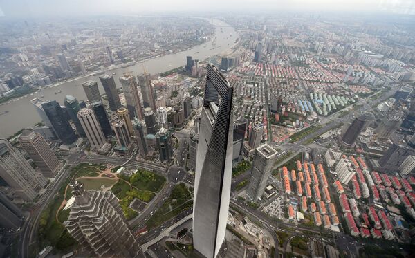 Всемирный финансовый центр в Шанхае, Китай