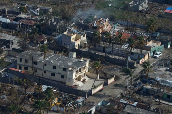 Последствия урагана Мэтью на Гаити. 10 октября 2016