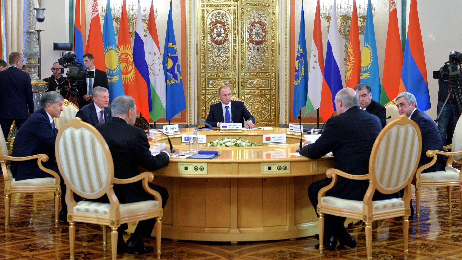 Заседание сессии Совета коллективной безопасности Организации Договора о коллективной безопасности (ОДКБ) - РИА Новости, 1920, 16.05.2022