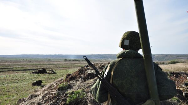 Тактические военные учения в ЛНР