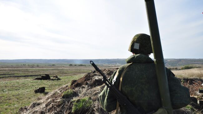 Тактические военные учения в ЛНР. Архивное фото