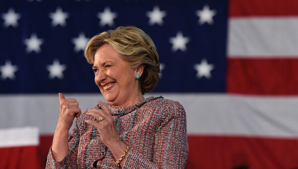 Кандидат в президенты США Хиллари Клинтон в Майами . Архивное фото