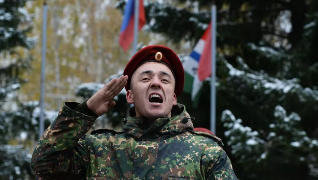 Военнослужащий подразделения специального назначения Федеральной службы войск национальной гвардии Российской Федерации. Архивное фото