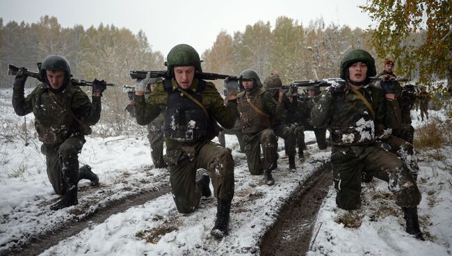 Военнослужащие подразделений специального назначения и разведки Федеральной службы войск национальной гвардии России. Архивное фото