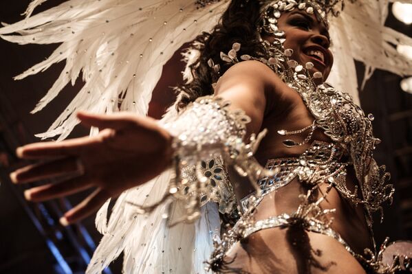 Выбор королевы и короля Самбы карнавала в Рио-де-Жанейро, Бразилия
