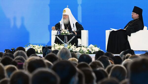Патриарх Кирилл на Православном студенческом форуме