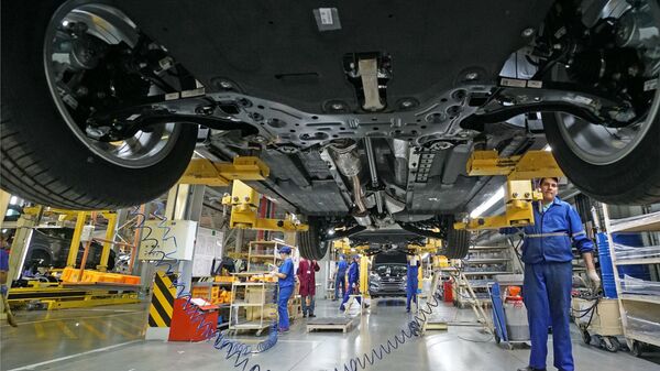 Производство автомобиля Hyundai Tuscon 
