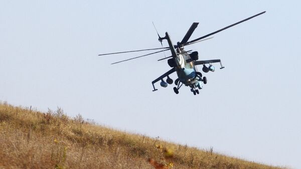 Вертолет ВСУ в Донецкой области. Архивное фото