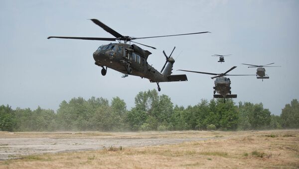 Вертолеты Black Hawk. Архивное фото