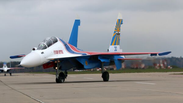 Самолет Су-30СМ Русских Витязей. Архивное фото
