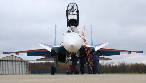 Самолет Су-30СМ Русских Витязей. Архивное фото