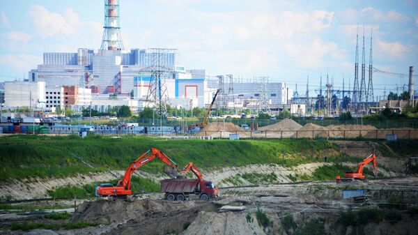 Площадка строительства Курской АЭС-2. Архивное фото