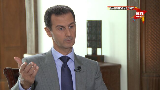 Запах войны и поддержка террористов – Башар Асад о ситуации в Сирии