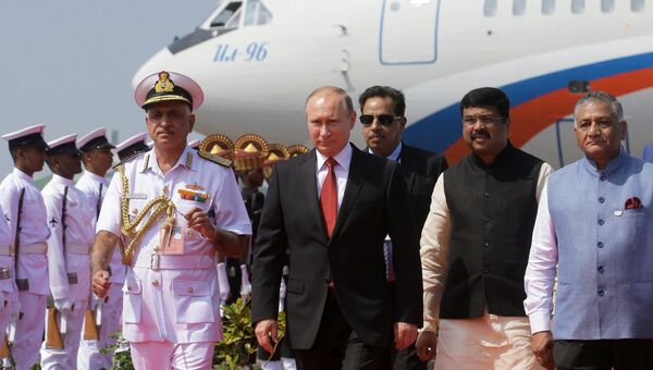 Визит президента РФ В. Путина в Республику Индию