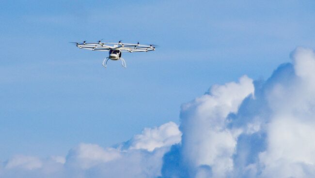 Летающий автомобиль Volocopter. Архивное фото