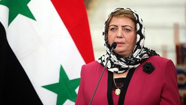 Председатель парламента Сирии Хадия Аббас