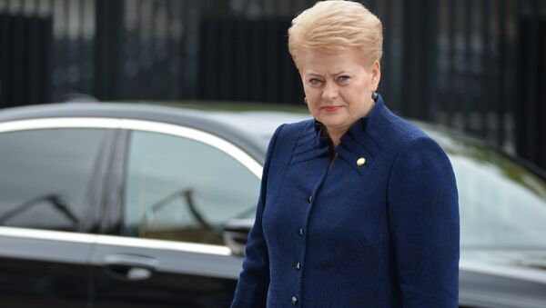 Президент Литвы Даля Грибаускайте на саммите НАТО в Варшаве